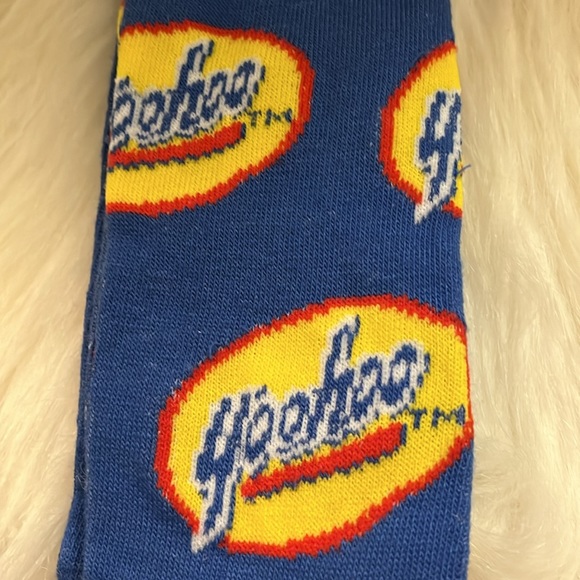 Yahoo Blue, Red, Yellow, & White Crew Socks - Picture 5 of 17